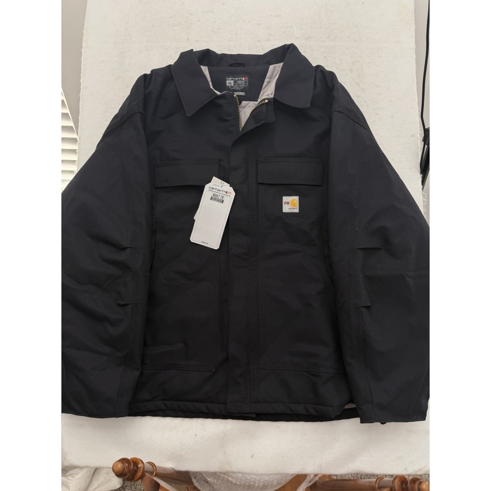 Carhartt FR Firm Duck Insulated Traditional Coat Mens 4XL #0C003-FRM NEW